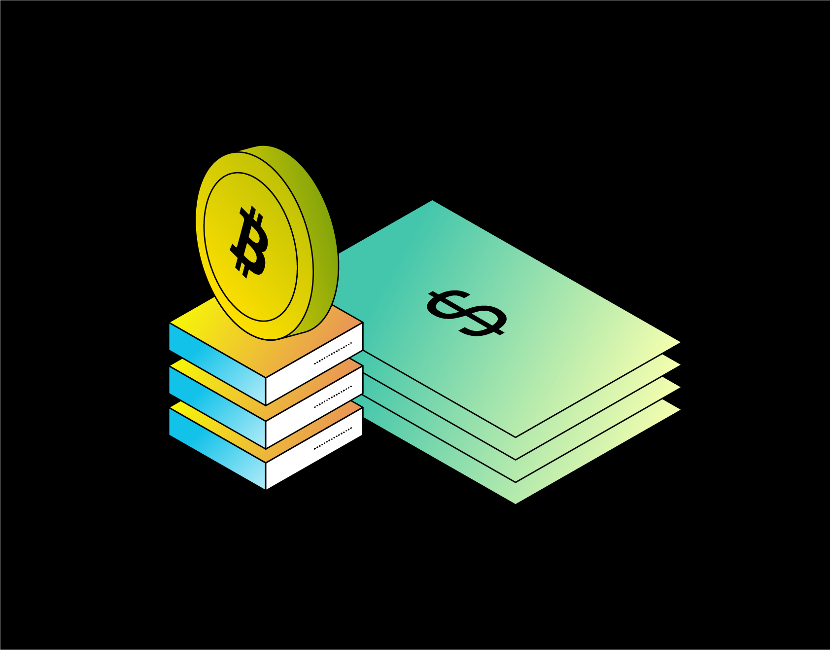 About Money - Isometric Money & Crypto illustrations pack